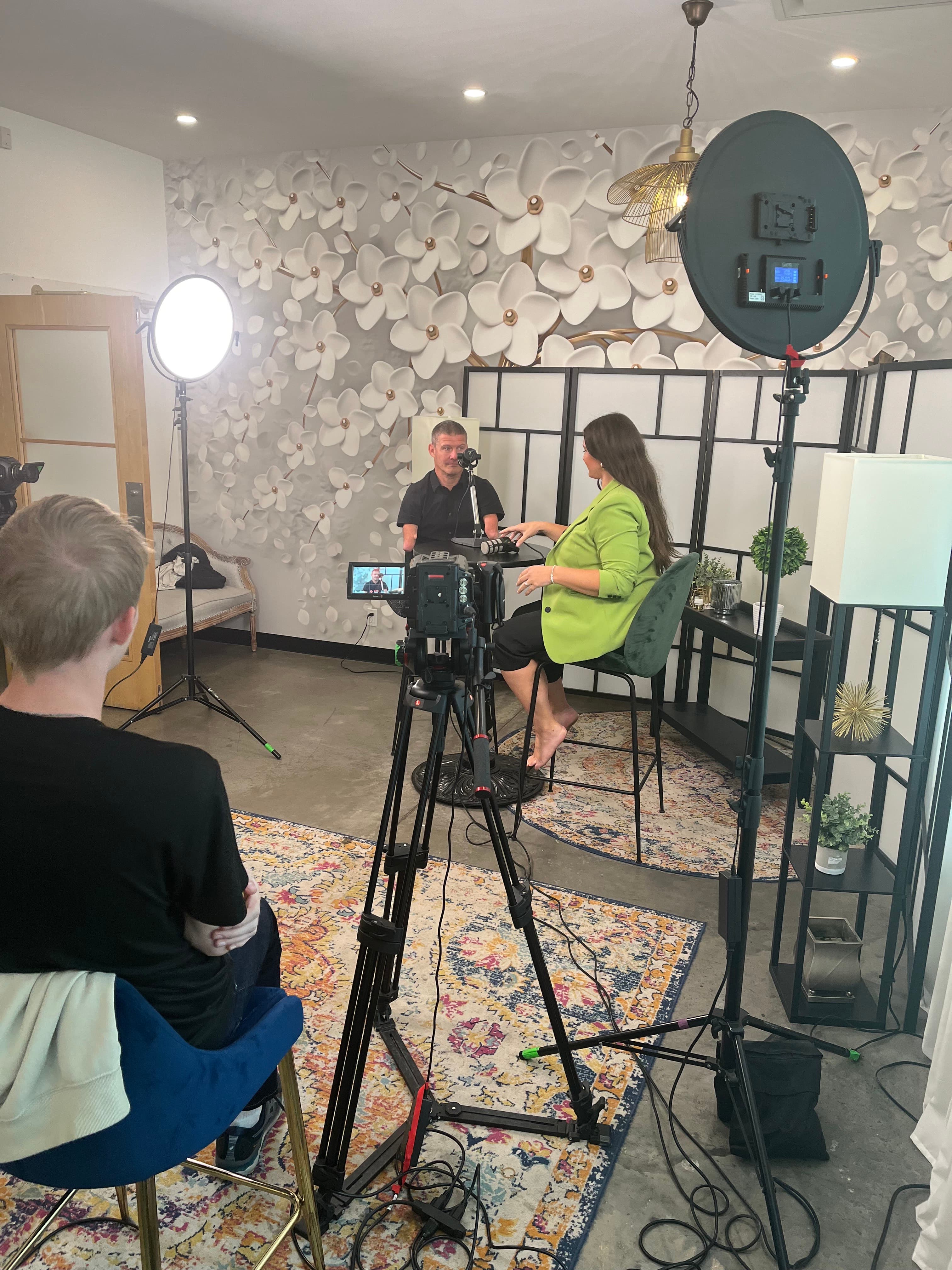 Behind-the-scenes with Chris Koch at The Brownstone YYC, where “Confidence Redefined” is shot.